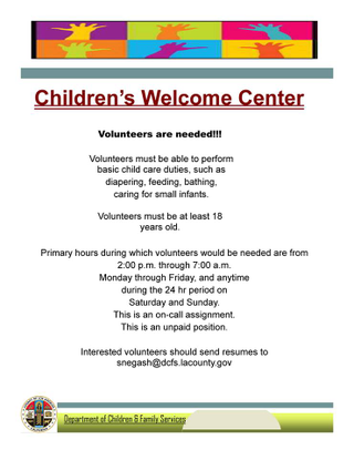 Illustration for article titled LA County Children's Welcome Center
